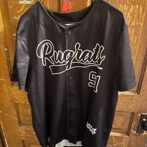 Rue21 Black Rugrats Button-Up Jersey